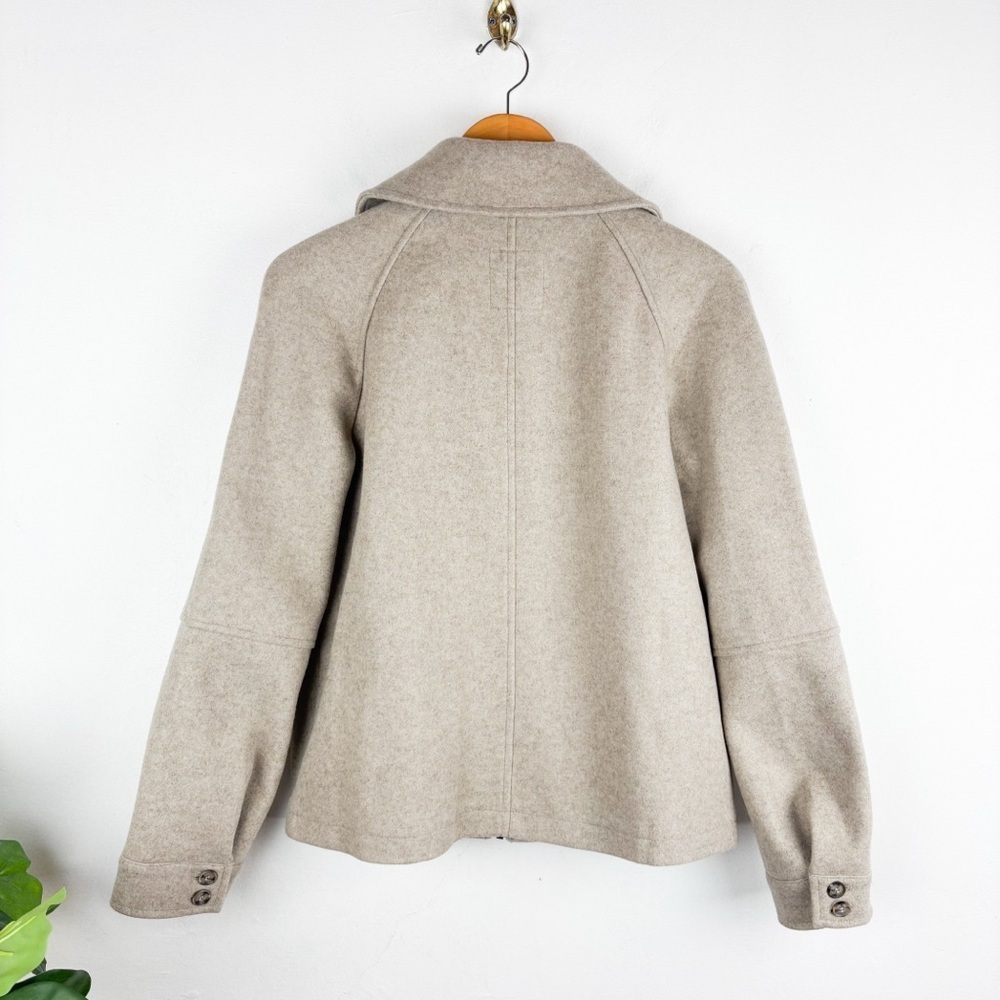 Avec Les Filles Utility Felted Full Zip Up Shacket Jacket Size S - Picture 2 of 10
